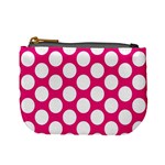 Pink Polkadot Coin Change Purse Front