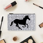 Unicorn on Starry Background Cosmetic Bag (Small) Front