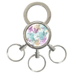 Joy Butterflies 3-ring Key Chain by zenandchic