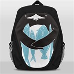 No Red Herrings Here Backpack Bag Front