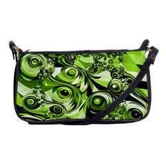 Retro Green Abstract Evening Bag by StuffOrSomething