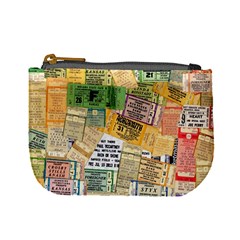 Retro Concert Tickets Coin Change Purse by StuffOrSomething