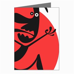 Running Man Greeting Card (8 Pack) by StuffOrSomething