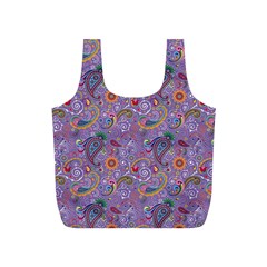 Purple Paisley Reusable Bag (s) by StuffOrSomething