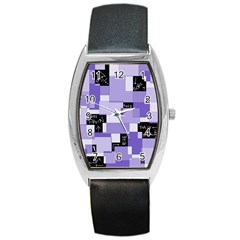 Purple Pain Modular Tonneau Leather Watch by FunWithFibro