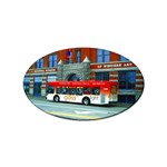 Double Decker Bus   Ave Hurley   Sticker 100 Pack (Oval) Front