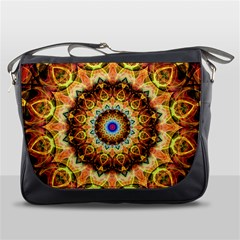 Ochre Burnt Glass Messenger Bag by Zandiepants