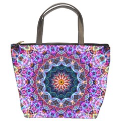 Purple Lotus Bucket Handbag by Zandiepants