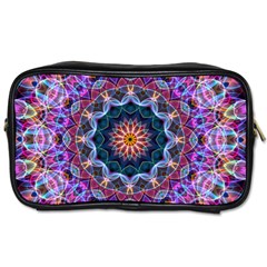 Purple Lotus Travel Toiletry Bag (two Sides) by Zandiepants