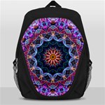 Purple Lotus Backpack Bag Front