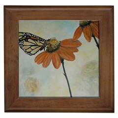 Monarch Framed Ceramic Tile by rokinronda