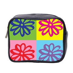 Flower Mini Travel Toiletry Bag (two Sides) by Siebenhuehner