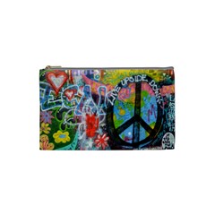 Prague Graffiti Cosmetic Bag (small) by StuffOrSomething