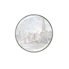 Eiffel Tower Paris Golf Ball Marker 4 Pack (for Hat Clip) by rokinronda