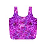 Purple Dahlias Reusable Bag (S) Back