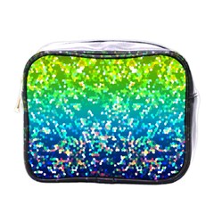 Glitter 4 Mini Travel Toiletry Bag (one Side) by MedusArt