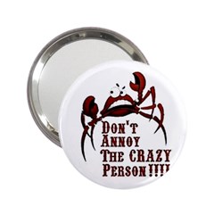 Crazy Person Handbag Mirror (2 25 )