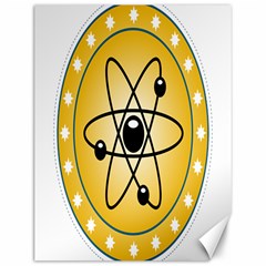 Atom Symbol Canvas 12  X 16  (unframed)