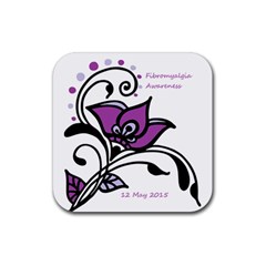 2015 Awareness Day Drink Coaster (square) by FunWithFibro