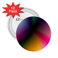 Prism Rainbow 2 25  Button (10 Pack) by StuffOrSomething