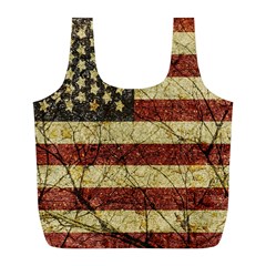 Vinatge American Roots Reusable Bag (l) by dflcprints