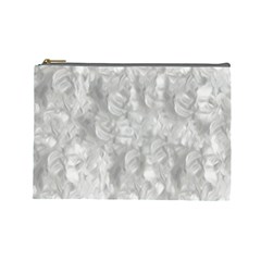 Abstract In Silver Cosmetic Bag (large) by StuffOrSomething