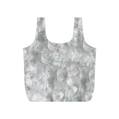 Abstract In Silver Reusable Bag (s) by StuffOrSomething