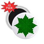 Decorative Ornament Isolated Plants 2.25  Button Magnet (10 pack) Front