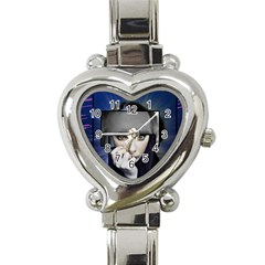 Fibro Brain Heart Italian Charm Watch 