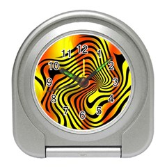 Colored Zebra Desk Alarm Clock