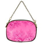 Soft Pink Frost of Morning Fractal Chain Purse (One Side) Front