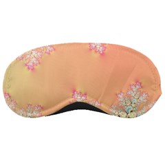 Peach Spring Frost On Flowers Fractal Sleeping Mask by Artist4God