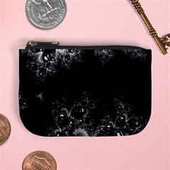 Midnight Frost Fractal Coin Change Purse by Artist4God