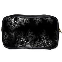 Midnight Frost Fractal Travel Toiletry Bag (one Side) by Artist4God