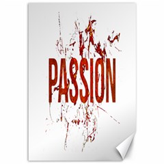 Passion And Lust Grunge Design Canvas 12  X 18  (unframed)