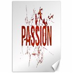 Passion and Lust Grunge Design Canvas 12  x 18  (Unframed) 11.88 x17.36  Canvas - 1