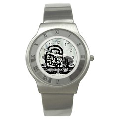 M G Firetested Stainless Steel Watch (slim)