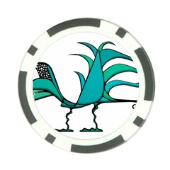 Fantasy Bird Poker Chip by dflcprints