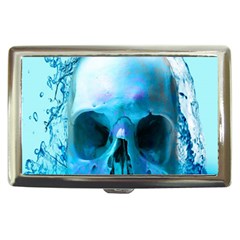 Skull In Water Cigarette Money Case by icarusismartdesigns