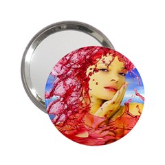 Tears Of Blood Handbag Mirror (2 25 ) by icarusismartdesigns