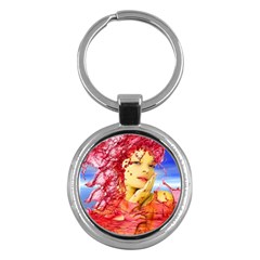 Tears Of Blood Key Chain (round) by icarusismartdesigns