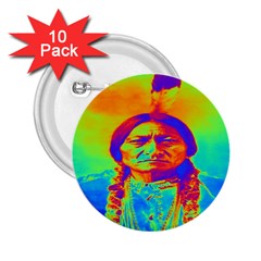 Sitting Bull 2 25  Button (10 Pack) by icarusismartdesigns