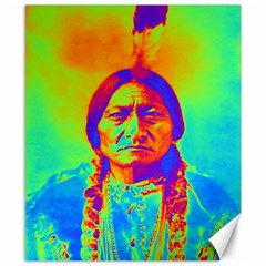 Sitting Bull Canvas 8  X 10  (unframed) by icarusismartdesigns