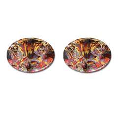 Abstract 4 Cufflinks (oval) by icarusismartdesigns