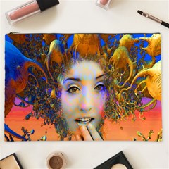 Organic Medusa Cosmetic Bag (xxl) by icarusismartdesigns