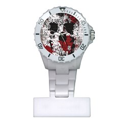 Skull Grunge Graffiti  Nurses Watch by OCDesignss