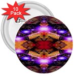 Third Eye 3  Button (10 pack) Front