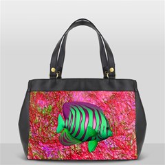 Fish Oversize Office Handbag (two Sides) by icarusismartdesigns