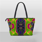 Hippie Fractal  Large Shoulder Bag Back