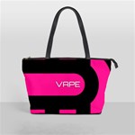 Hot Pink Black Vape  Large Shoulder Bag Front